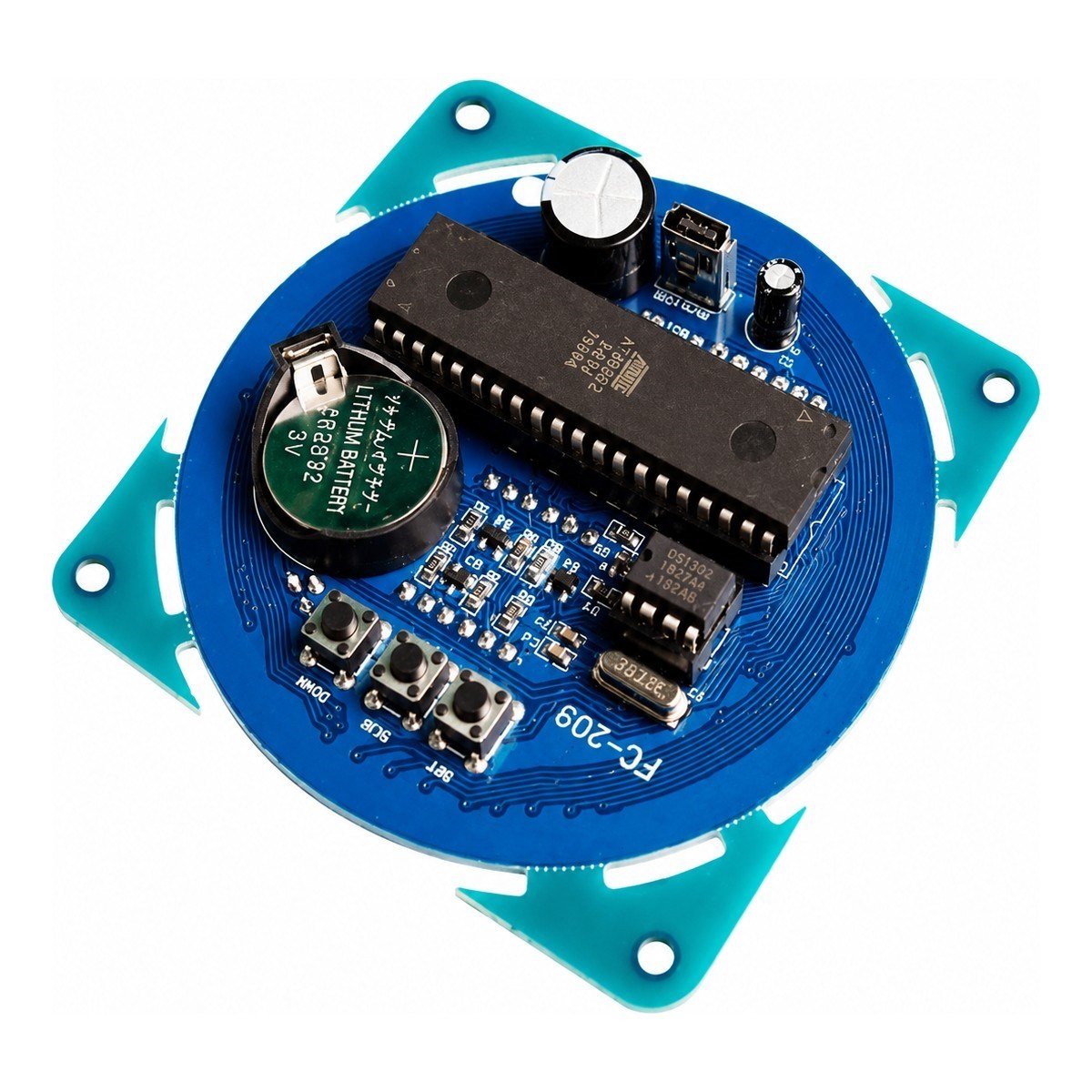DS1302 Rtc LED Dijital Saat Kiti Sıcaklık Alarm ve Takvim Özellikli Elektronik Hobi Seti