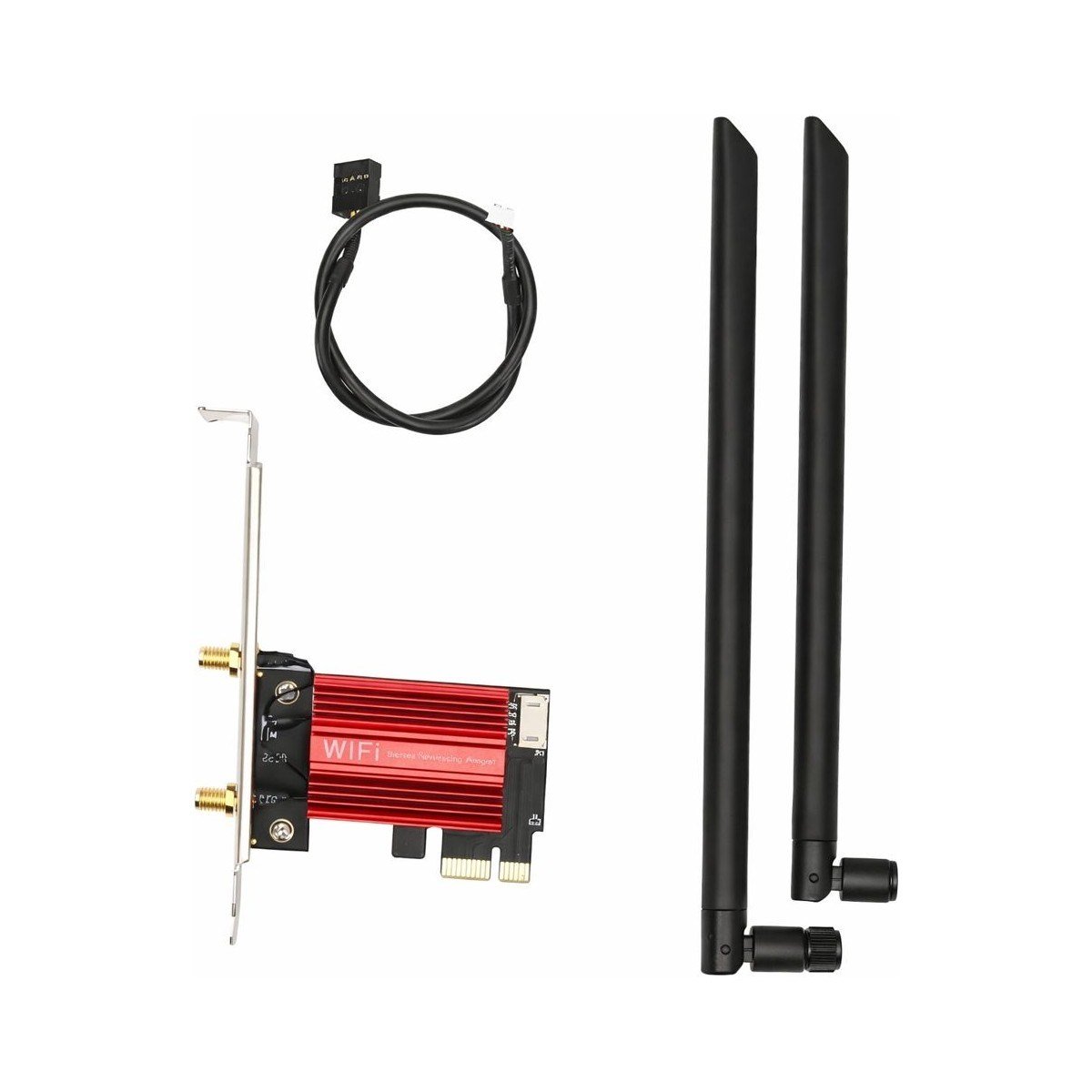 Fenvı Wifi 5 AC1200 Pcı-E Kablosuz Adaptör Çift Bant (2.4/5ghz) Bluetooth 4.0 Destekli Ağ Kartı - Masaüstü Bilgisayarlar Için