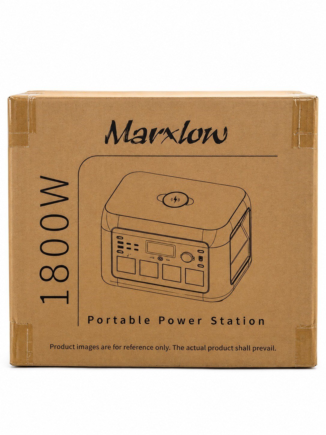 Marxlow 1800W Pro 1024Wh LiFePO₄ Taşınabilir Güç İstasyonu – EPS (Acil Güç Besleme) - 3000W Tepe (Max) Güç, 140W USB-C, Kablosuz Şarj, Wi-Fi