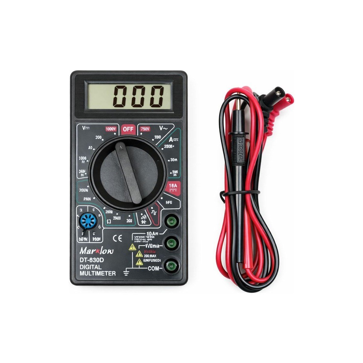 Marxlow DT830D Buzzerlı Ölçü Aleti Siyah