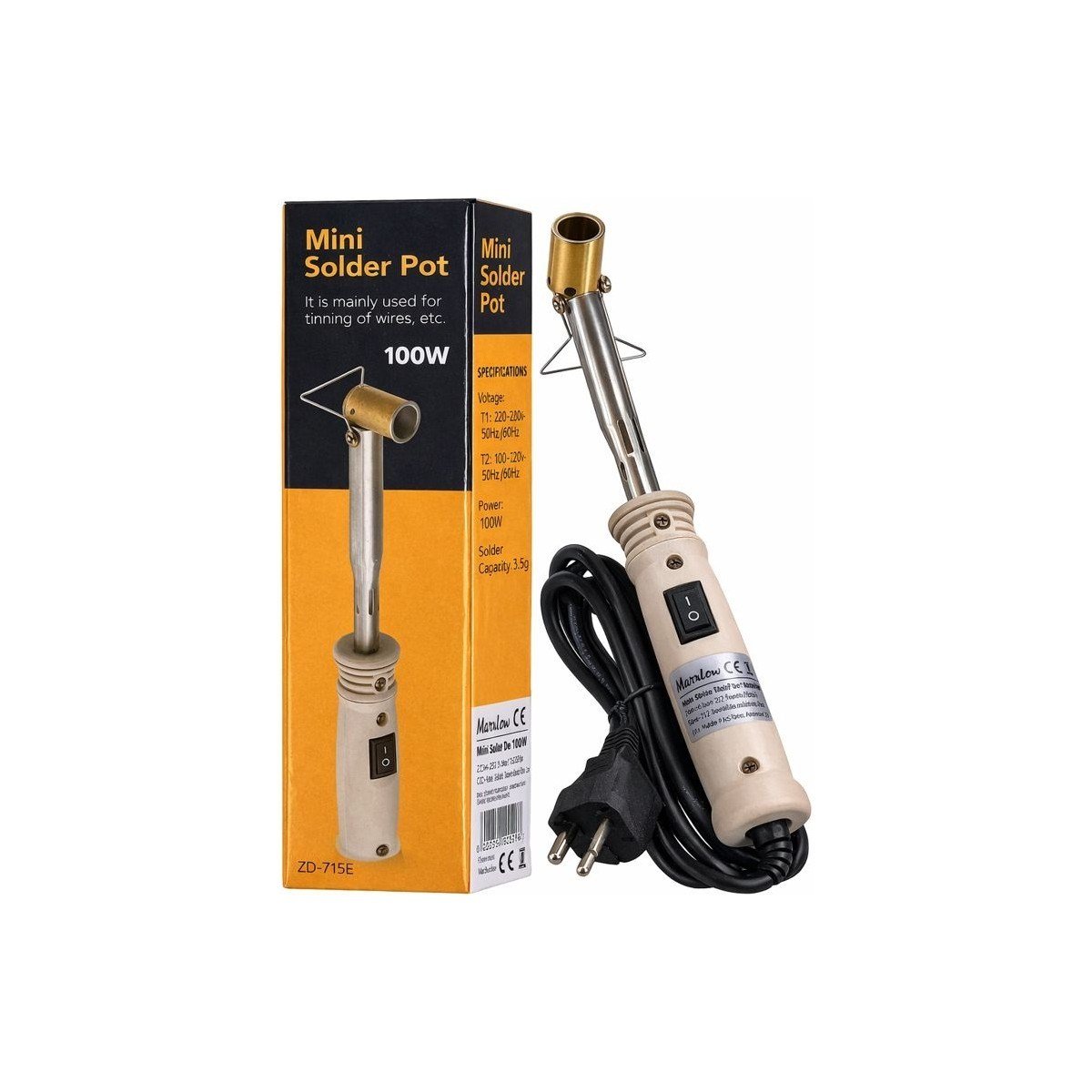 Marxlow Mini Lehim Potası ZD-715E