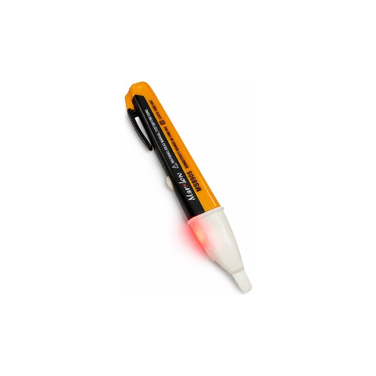 Marxlow MS-8905 90-1000VAC Temassız Işıklı Sesli Faz Kontrol Kalemi - Voltaj Dedektörü