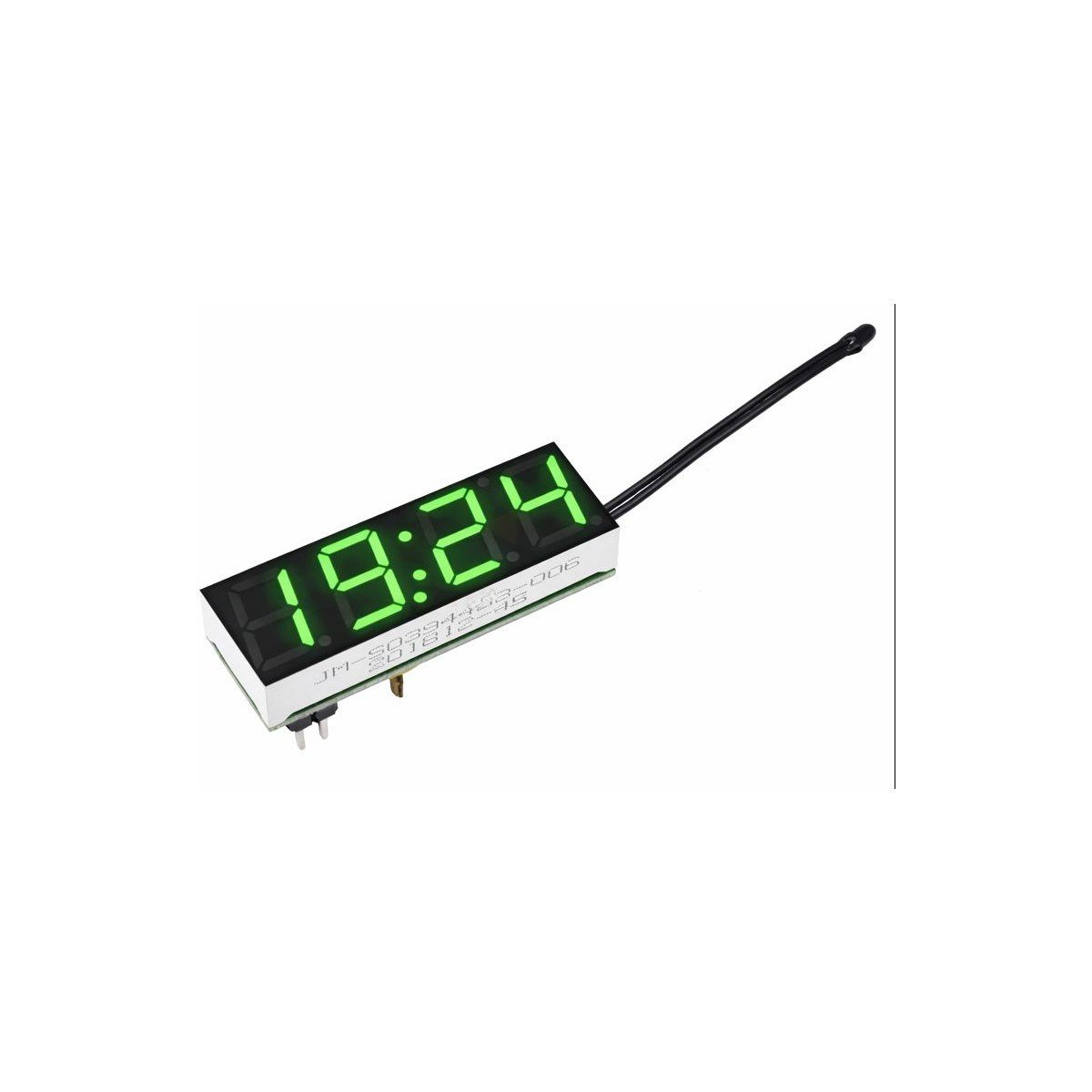 OEM DS3231SN Dc 5V 12V 24V Dijital Yeşil LED Saat Sıcaklık Termometre Gerilim Göstergesi
