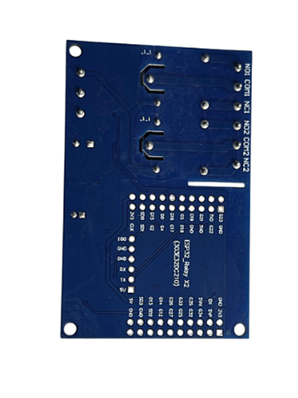 OEM ESP32 Wifi Bluetooth 2 Kanal Röle Kartı (ESP32-WROOM-32E) – Dc 5-30V