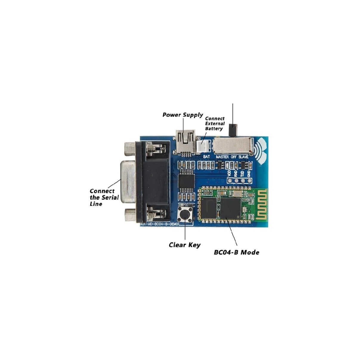 OEM RS232 - Bluetooth Çevirici Modül