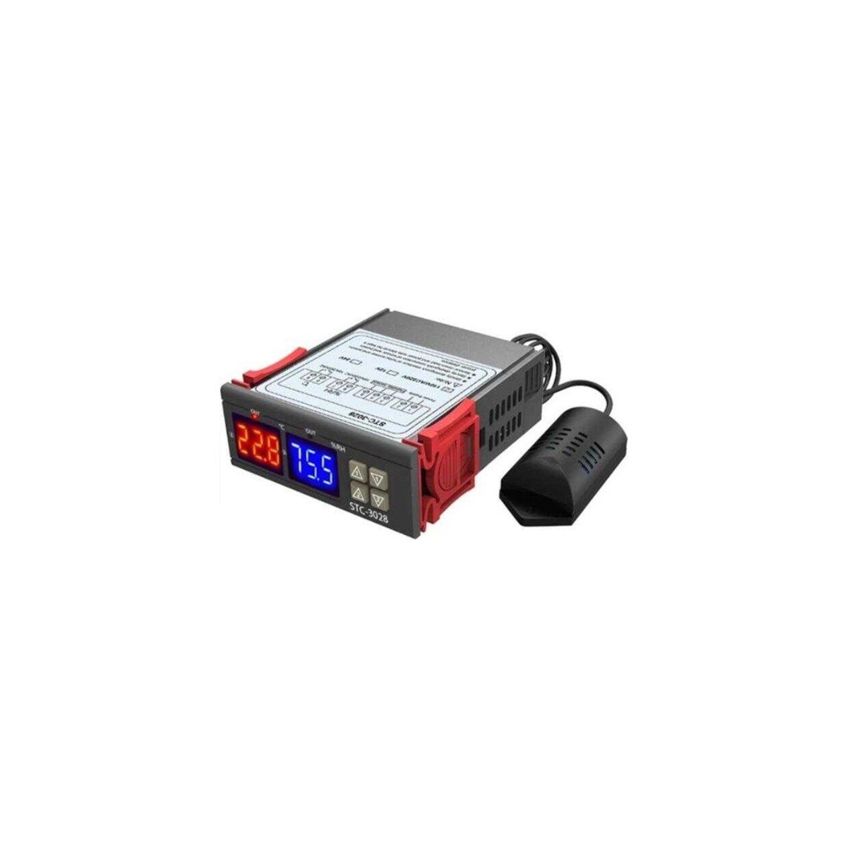 OEM STC-3028 12V LCD Ekranlı Nem Sıcaklık Kontrol Termostatı