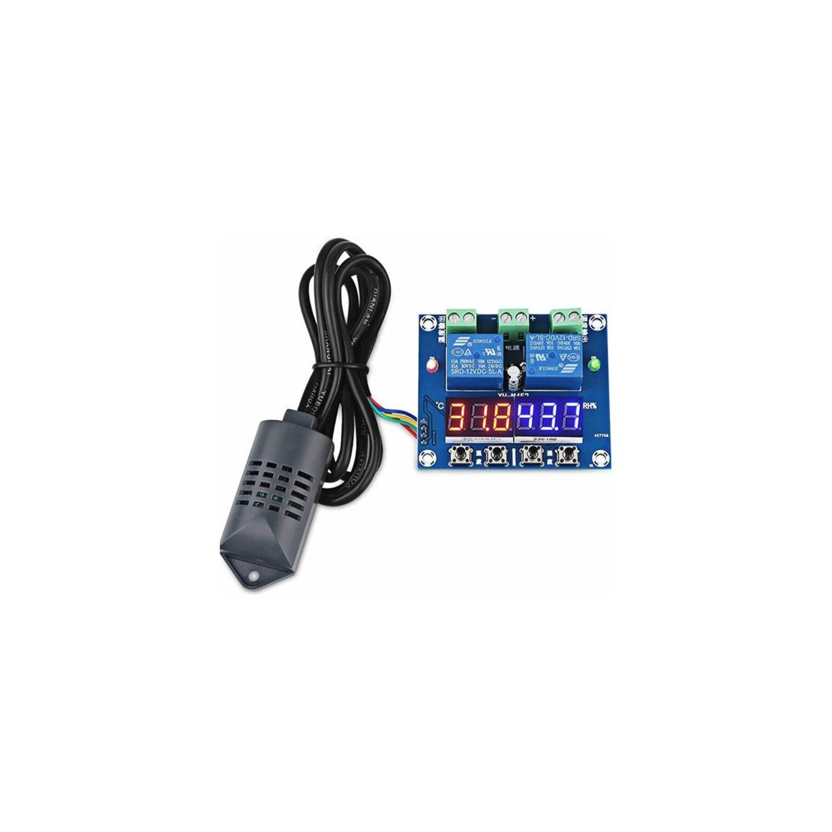 OEM XH-M452 Termostat Sıcaklık Nem Denetleyici Modülü (Çift DC12V LED Dijital Ekran Ile)