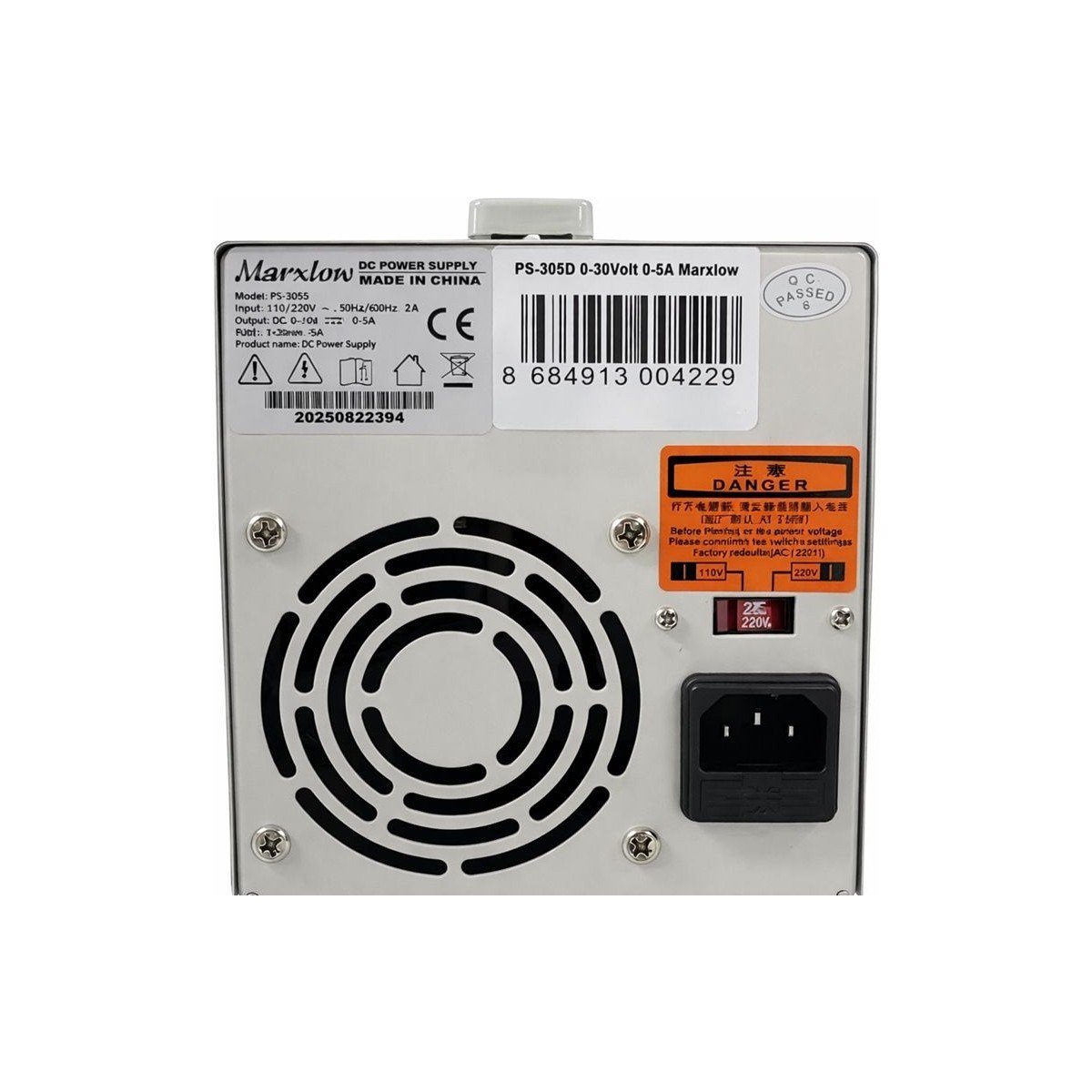 PS-305D 0-30VOLT 0-5AMPER Trafolu Ayarlı Güç Kaynağı  Marxlow