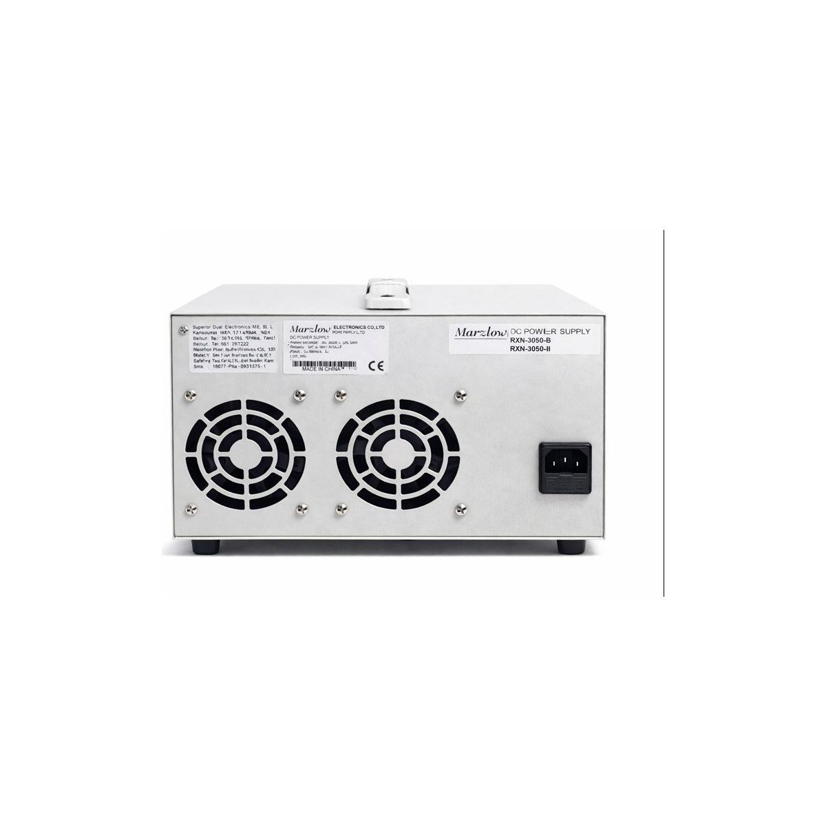 RXN-305D-II  2 x 0-30VOLT 0-5AMPER Trafolu (0-30VOLT 0-10AMPER) (0-60VOLT 0-5AMPER) Ayarlı Güç Kaynağı  Marxlow