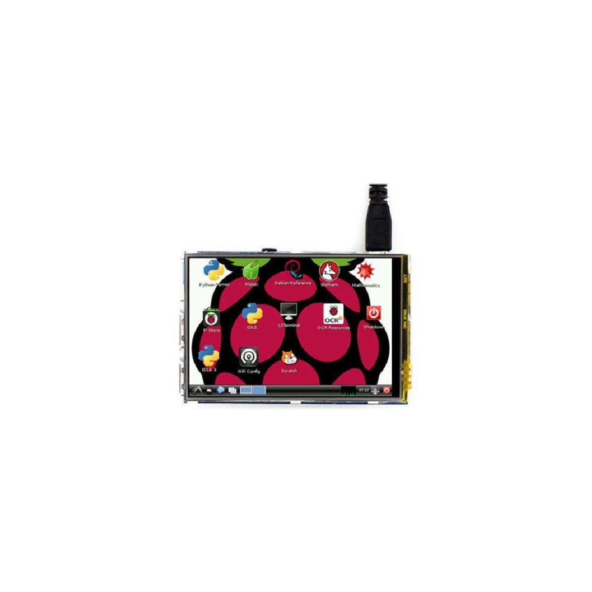 WaveShare 3.5 Inch Dokunmatik LCD Ekran (Raspberry Pi Uyumlu)