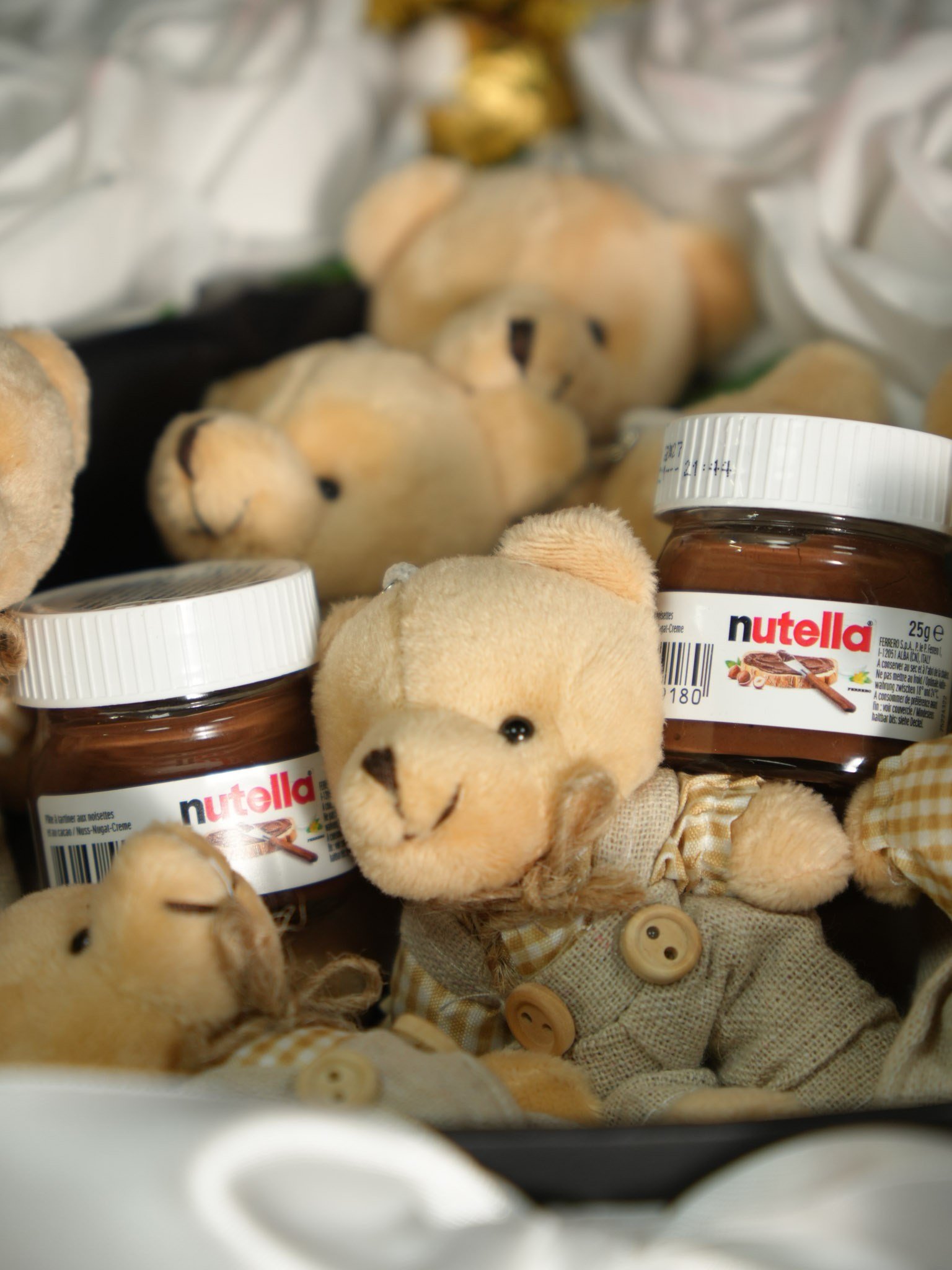 Premium Nutella box — 50 cm  - BORDO 1791 | İstanbul Gül ve Çikolata Kutusu