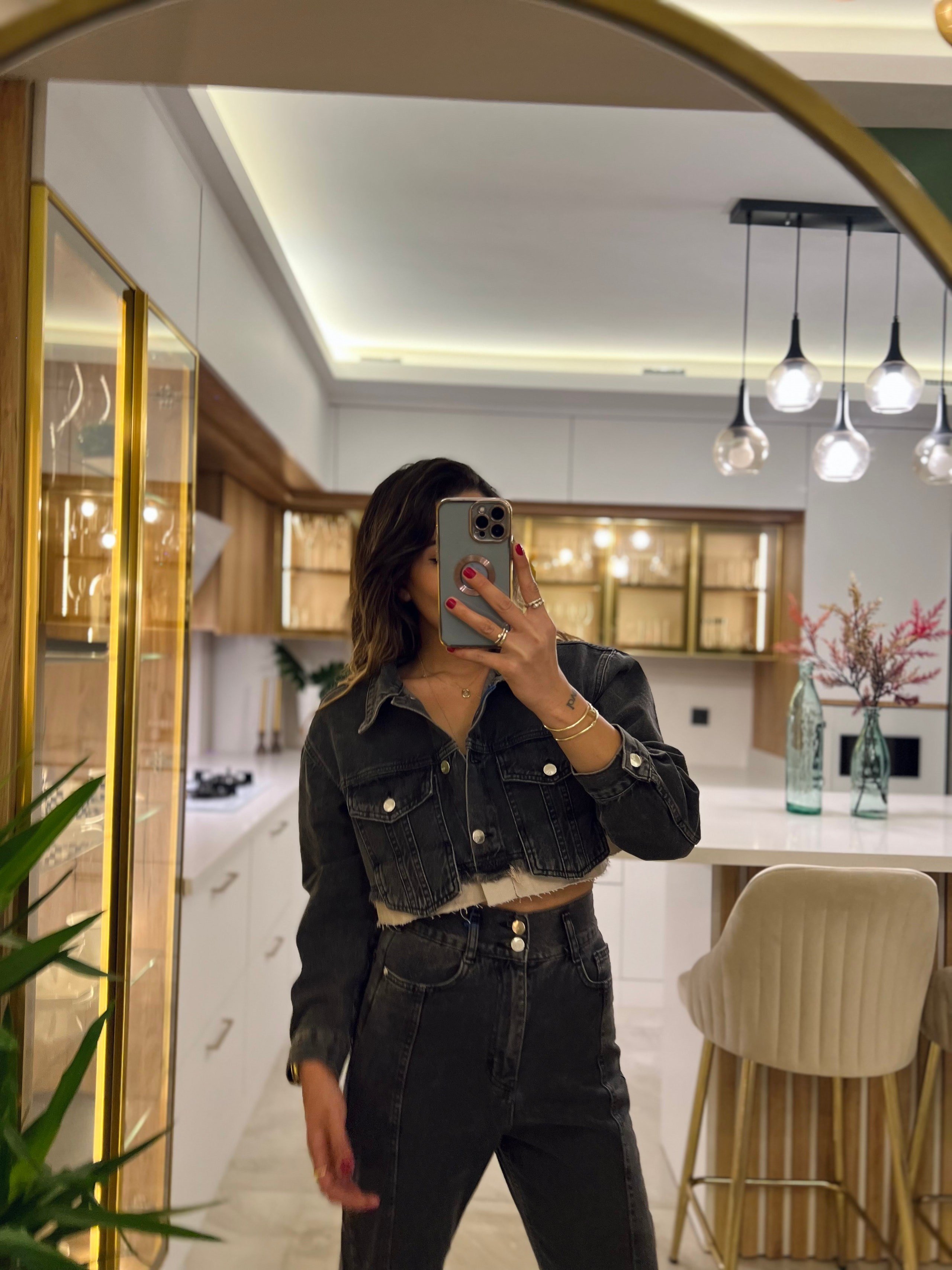 Crop Kot Ceket