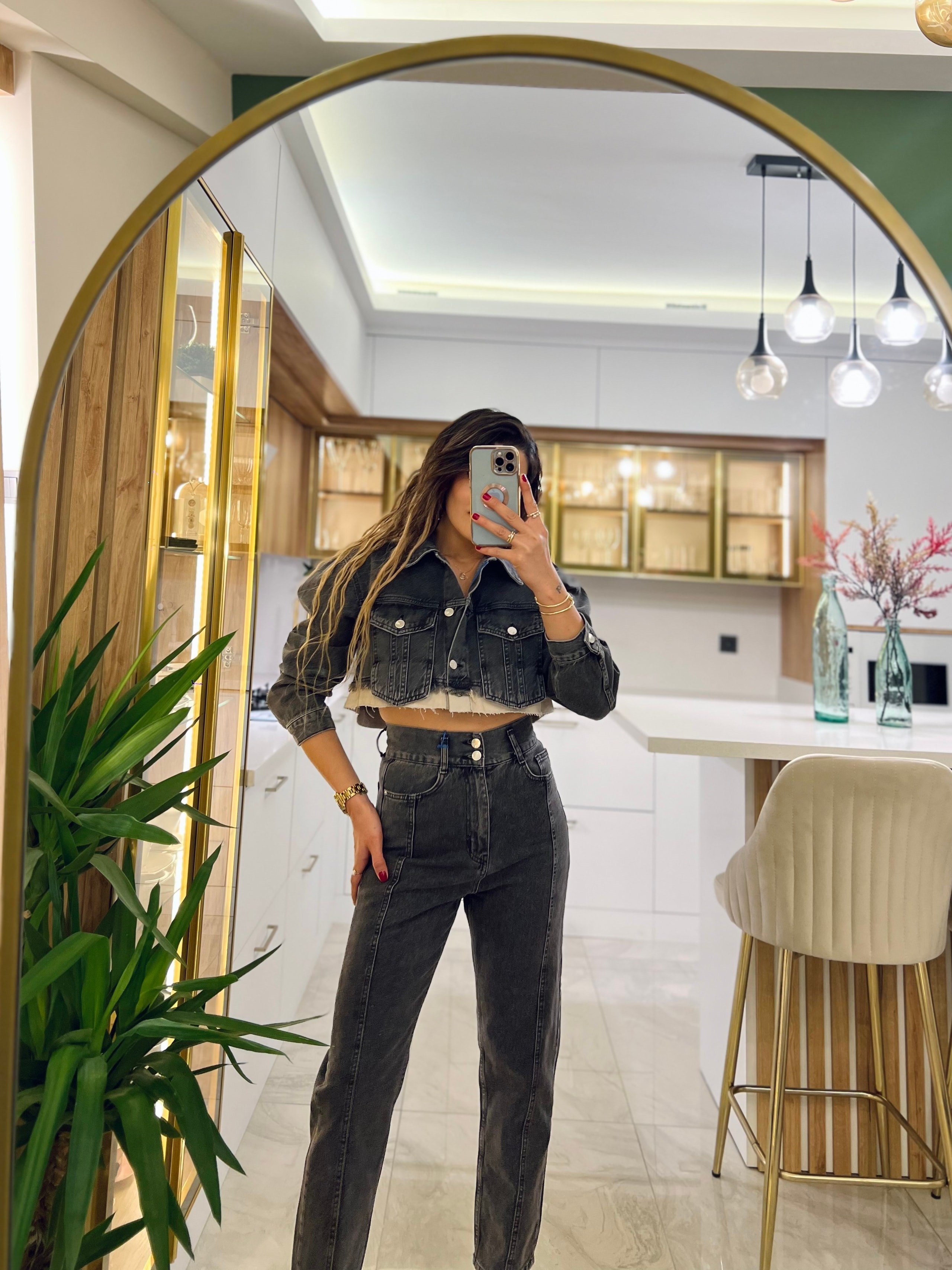 Crop Kot Ceket