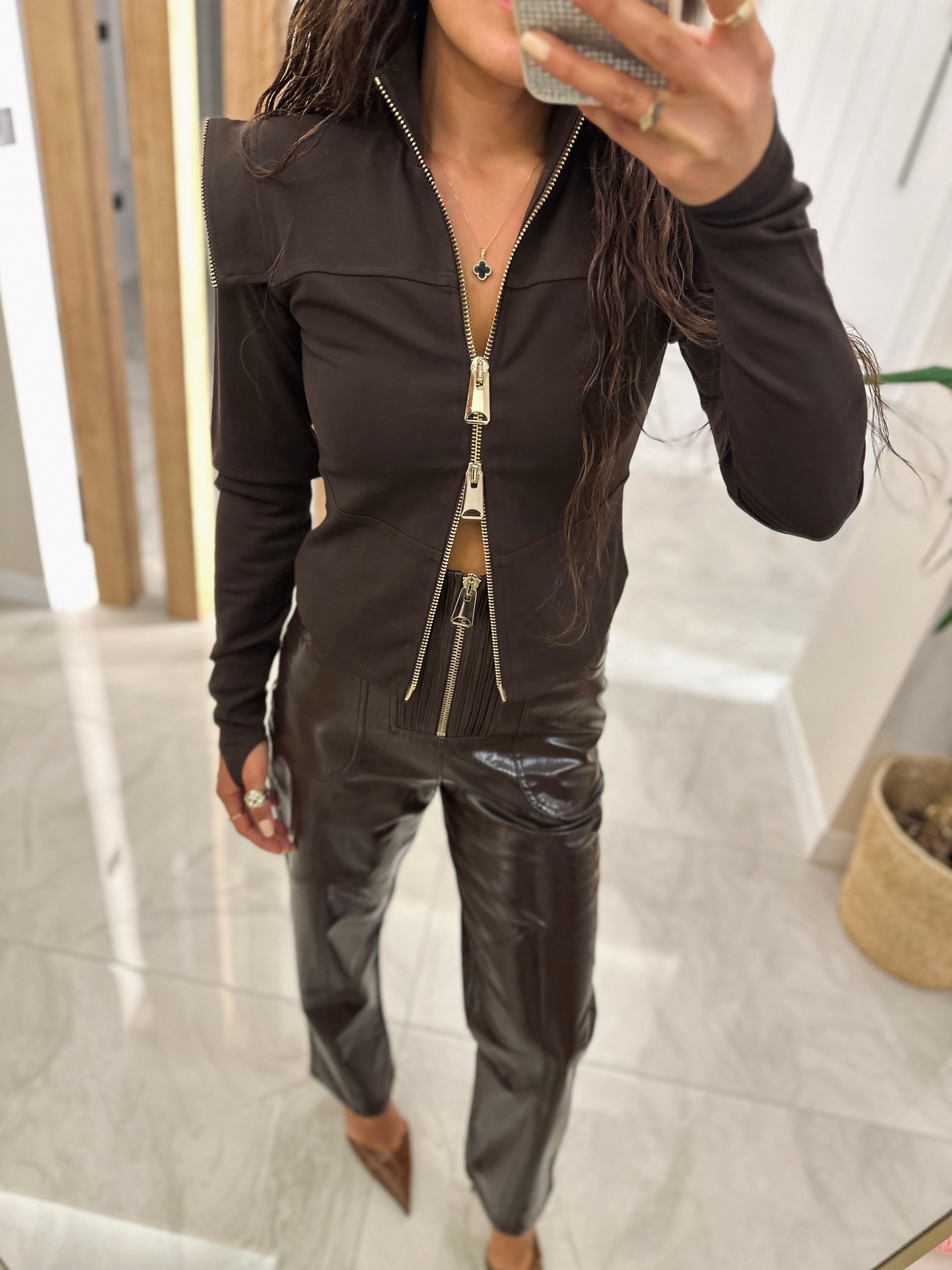 KASEY JACKET brown