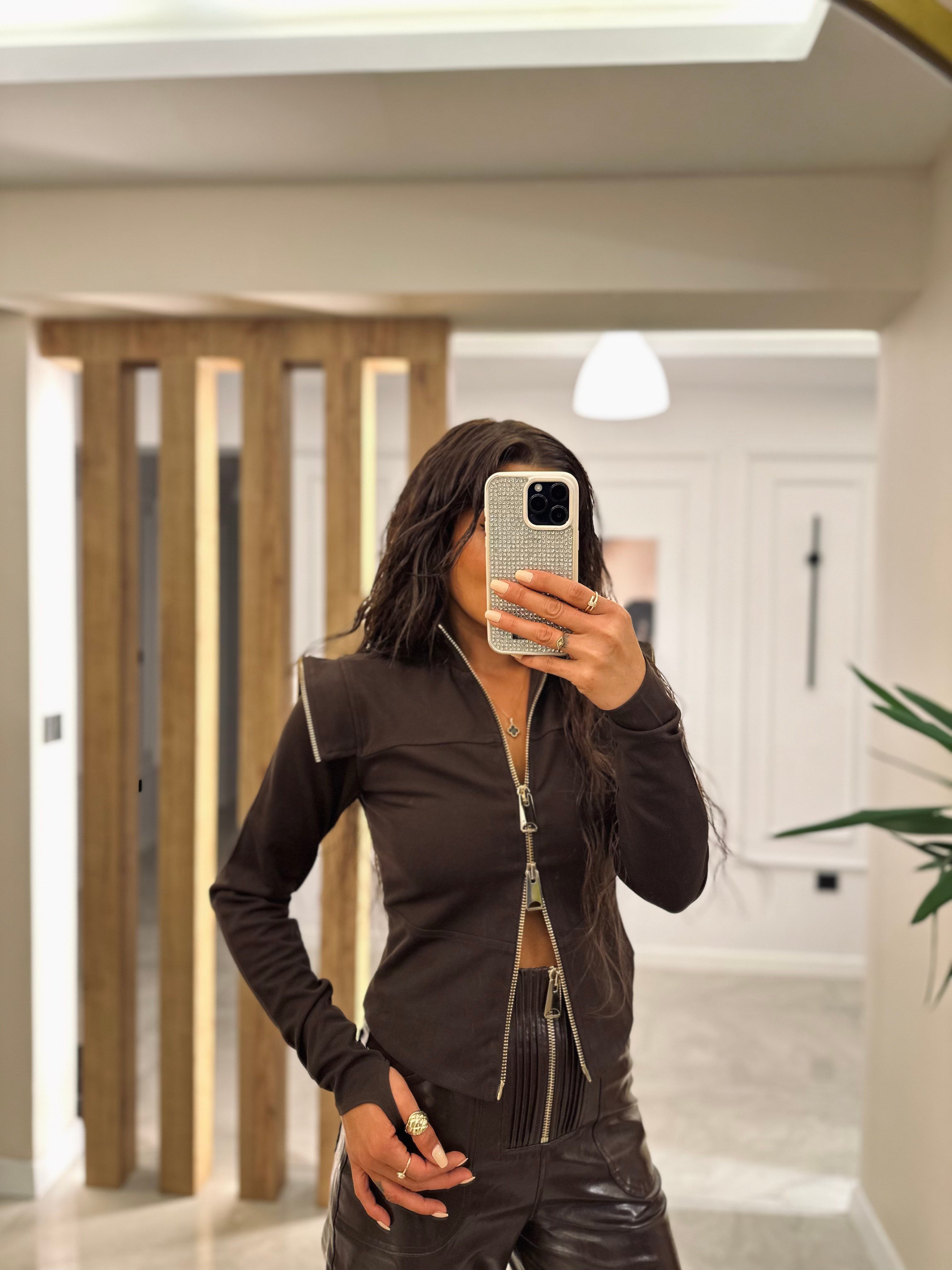 KASEY JACKET brown