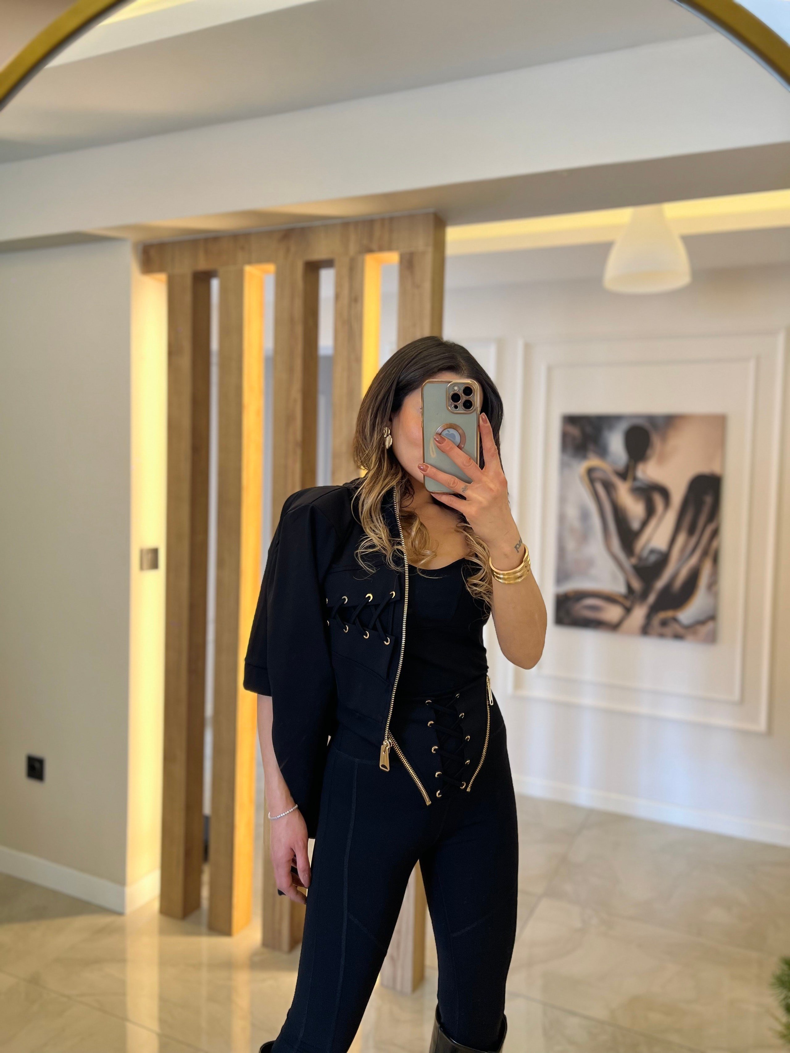 KATHY JACKET SİYAH RENK