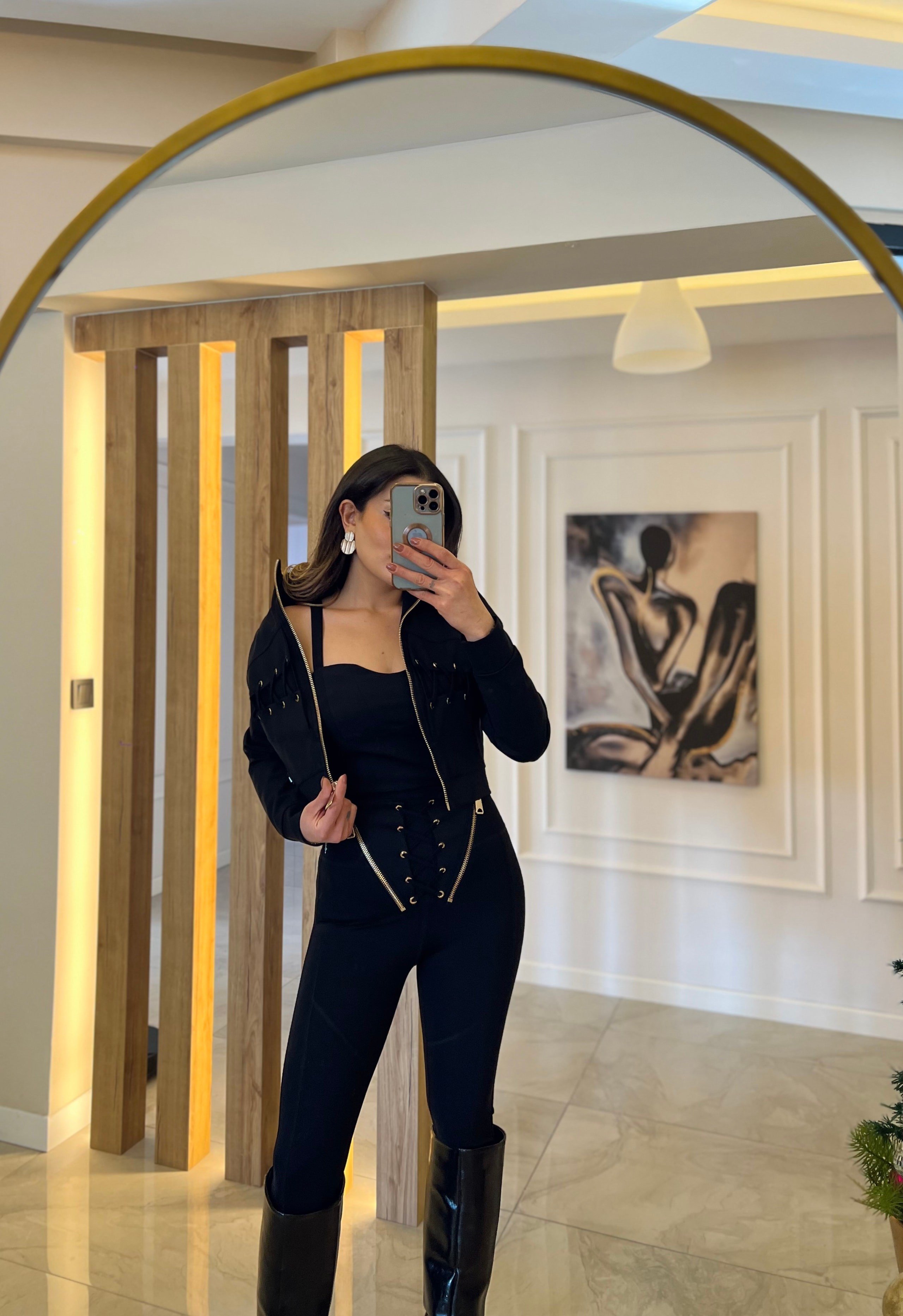 KATHY JACKET SİYAH RENK