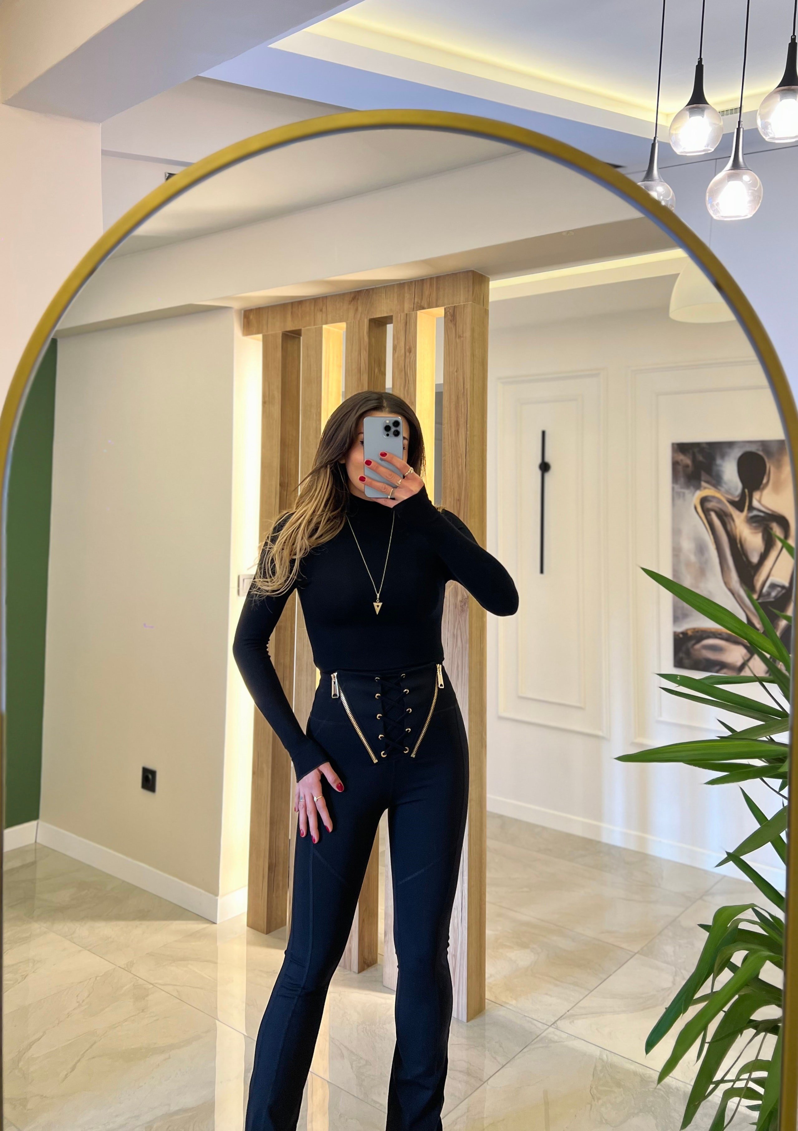 Luciana Flare Legging Gold