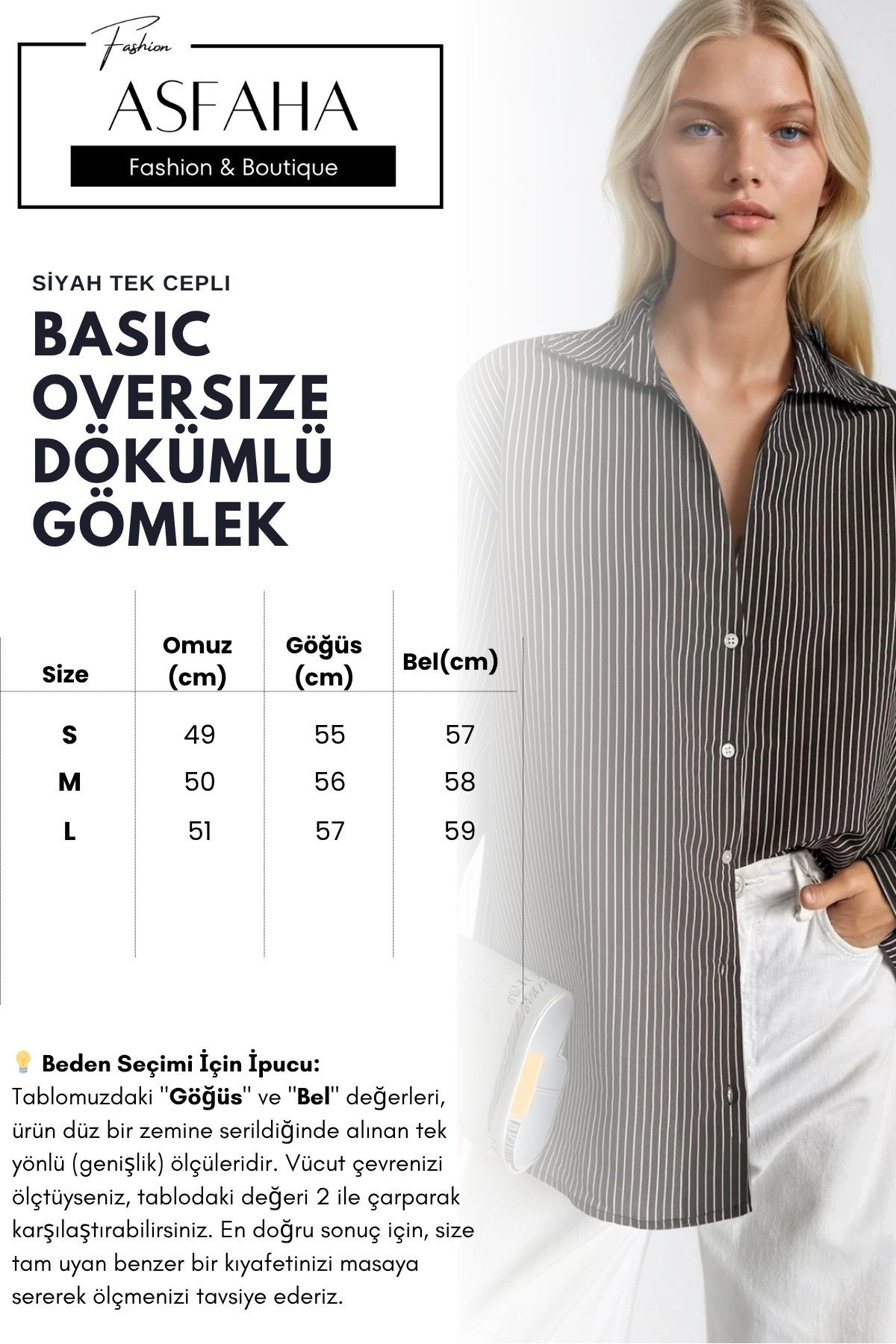 Kadın Haki Çizgili Düşük Omuzlu Oversize Gömlek