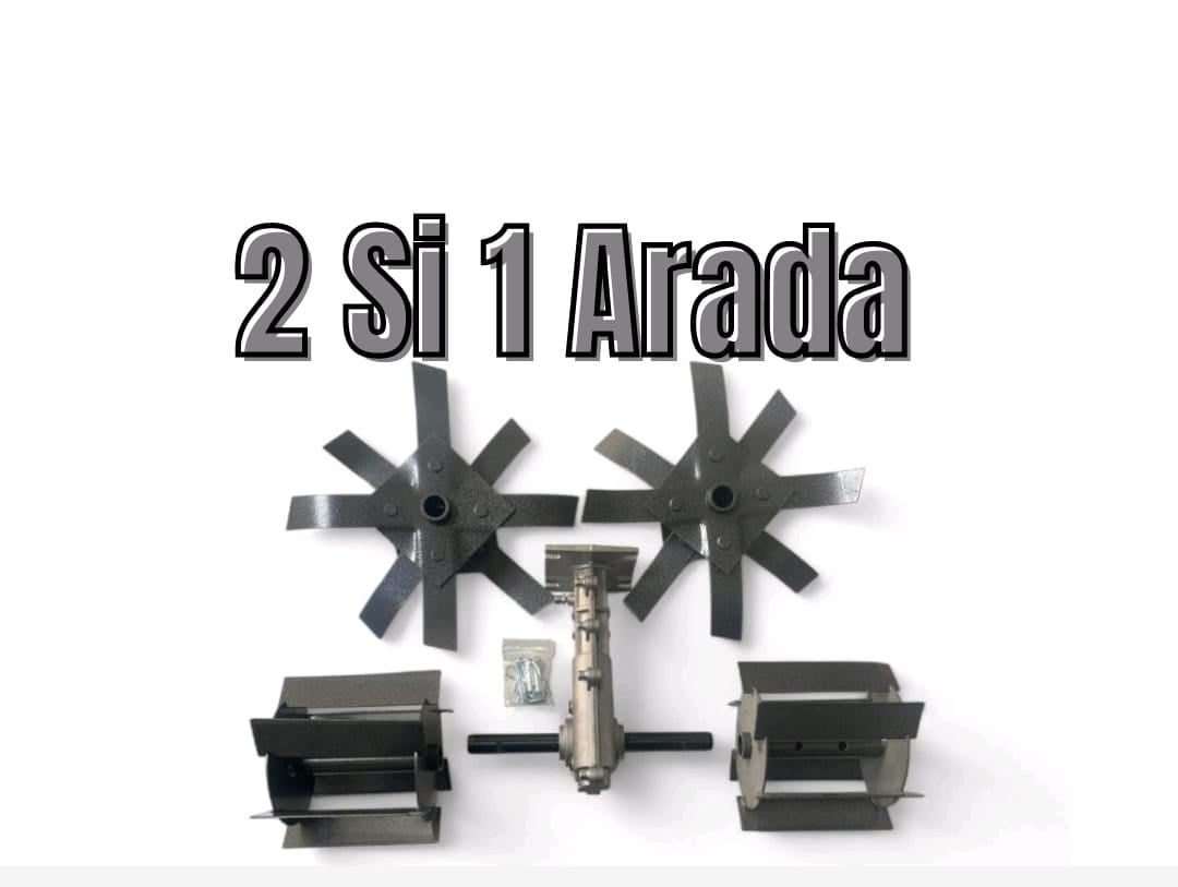 2.1 hp Sırt Çantalı Ot Kesme Çapa Makinesi 2 si Bir Arada Çapa Bıçağı