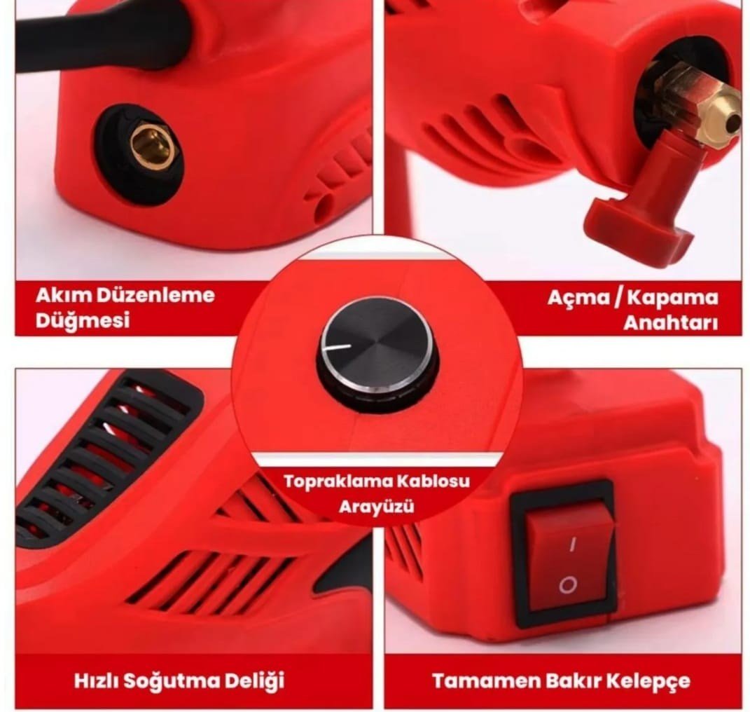 300 Amper Çift Kartlı Turbo Soğutmalı El Tipi İnvertör Kaynak Makinası