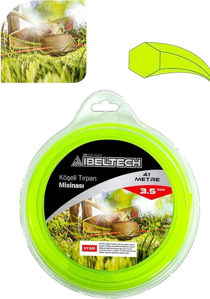 Köşeli Tırpan Misinası 3.3 mm 46 metre