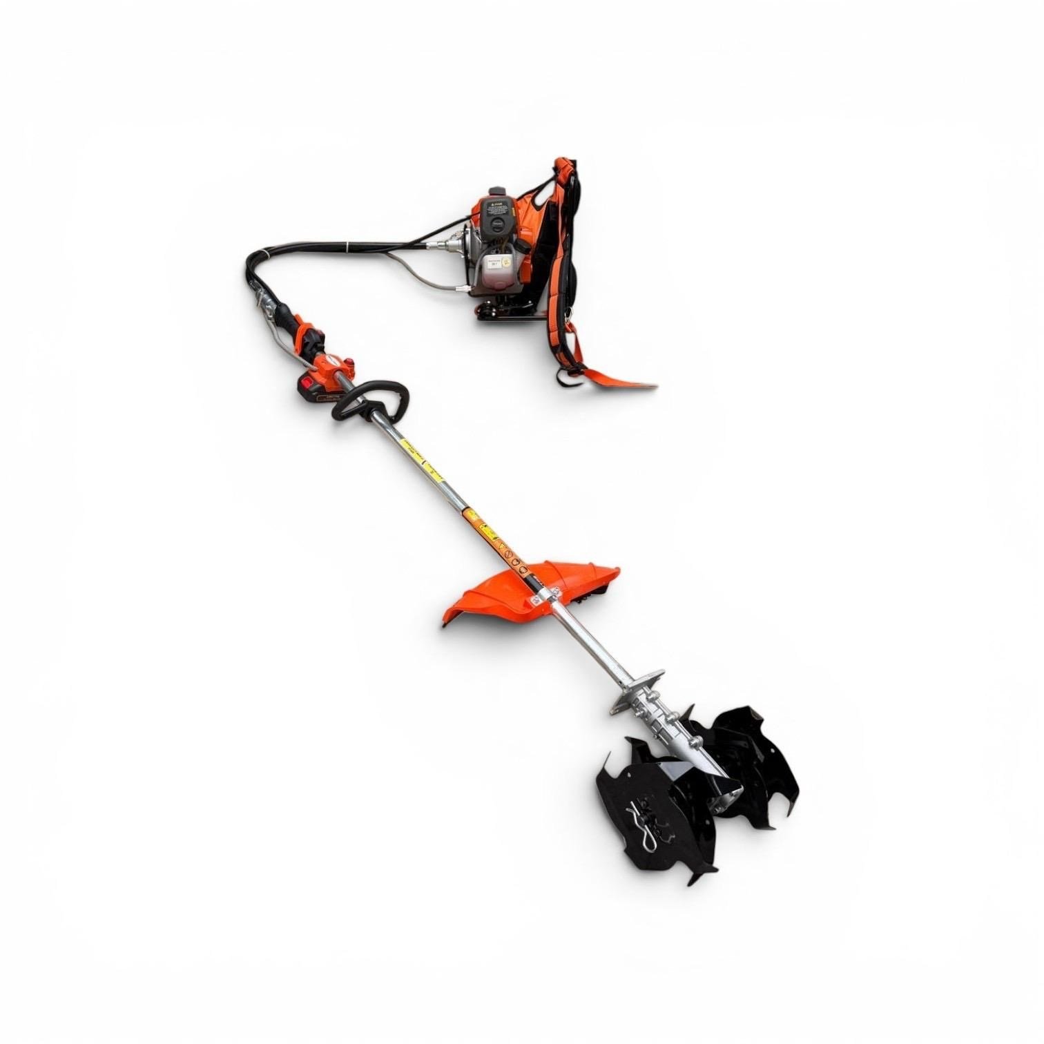 Otomatik 2.1 Hp Sırt Çantalı Ot Kesme Ve Ahtapot Çapa Aparatı