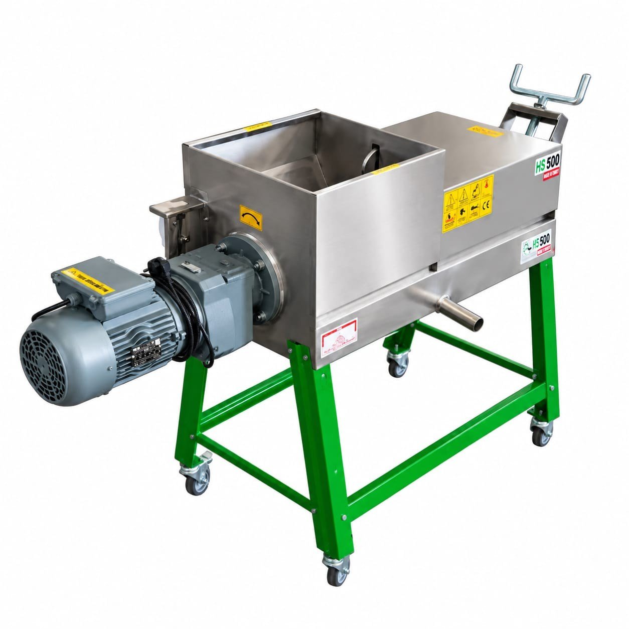 ŞIRA500 Üzüm Sıkma Nar Sıkma Makinası Helezonlu 220V 500KG/S
