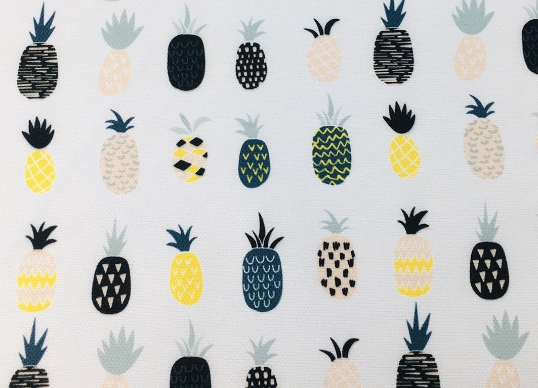 Ananas Desenli Kumaş 2