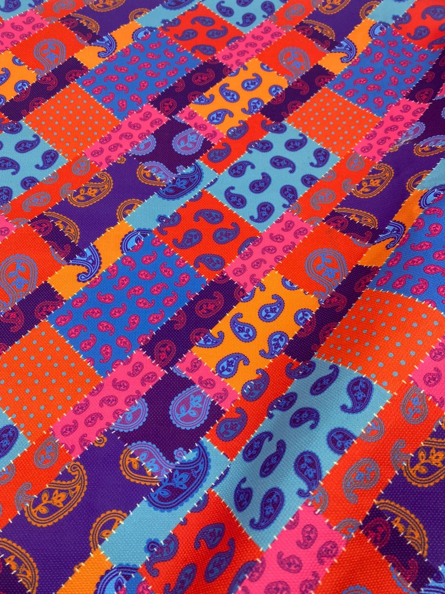 Bandana Patchwork Desenli Kumaş