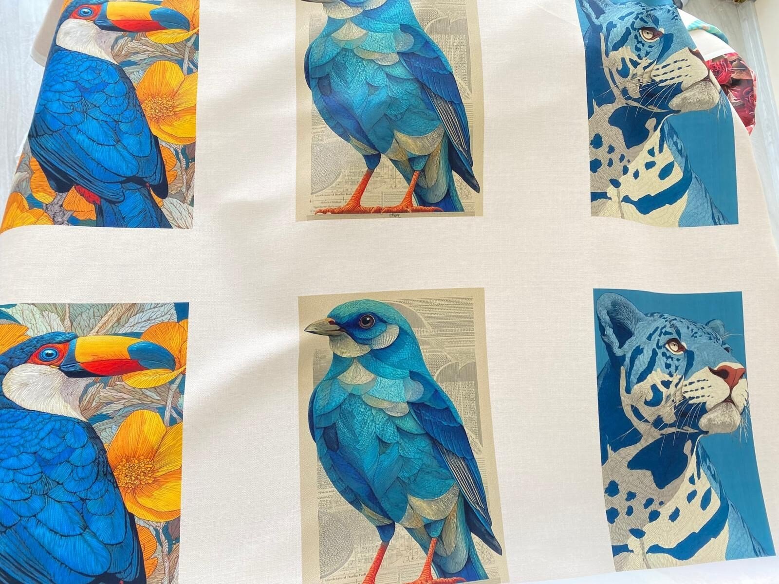 Bez Çanta Pano Desenli Kumaş 13