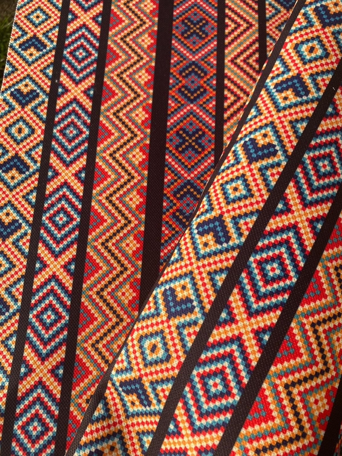Etnik Göz Motif Desenli Kumaş