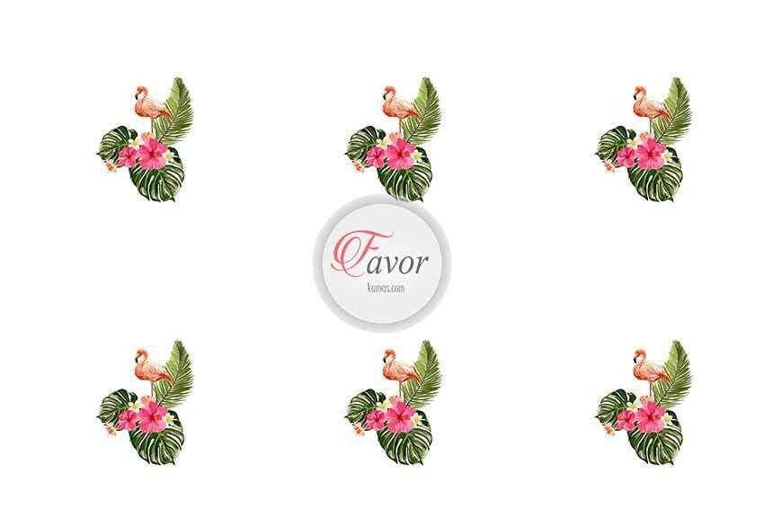 Flamingo Desenli Runner ve Supla Kumaşı
