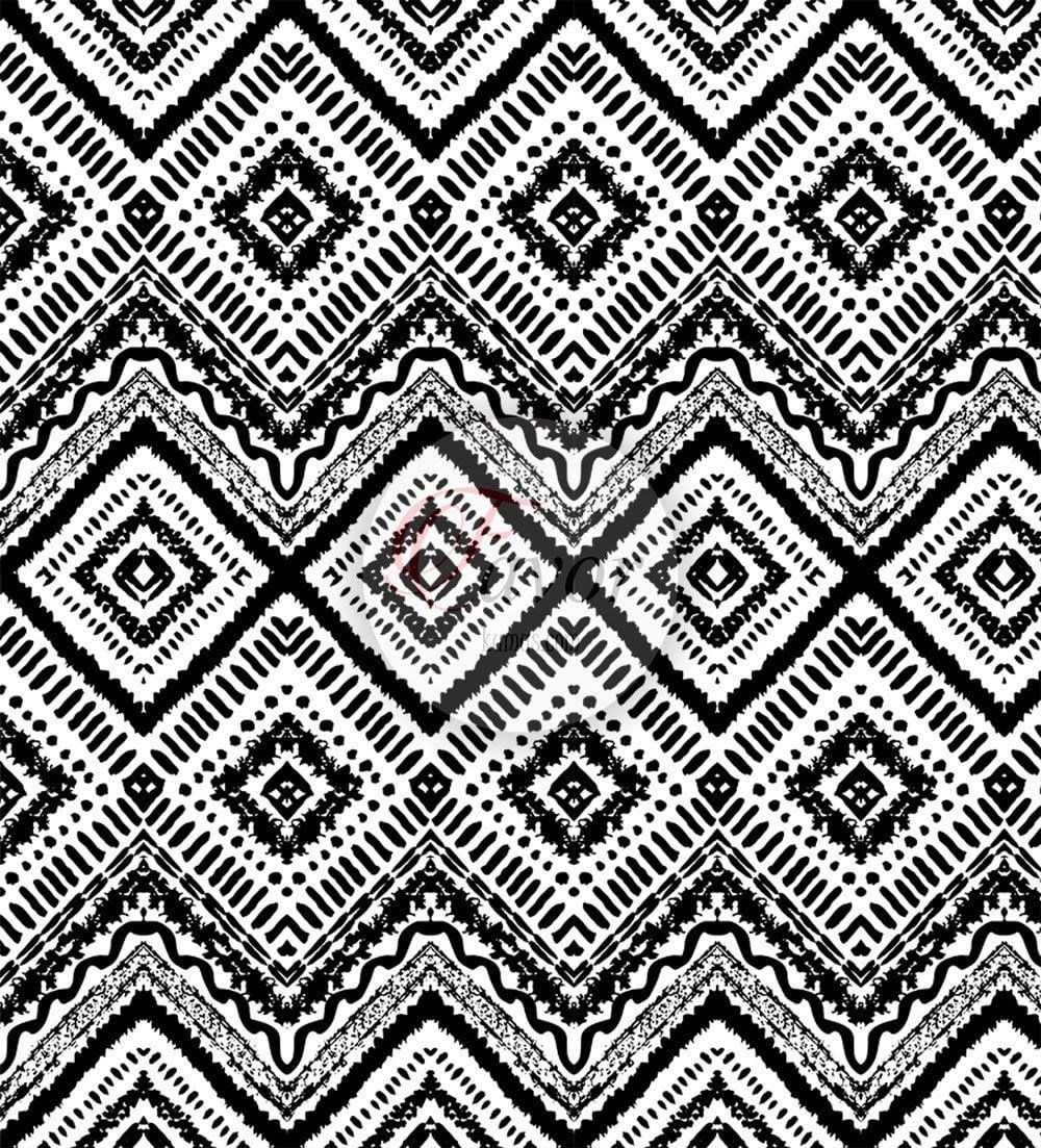 Geometrik Dörtgen Desenli Kumaş