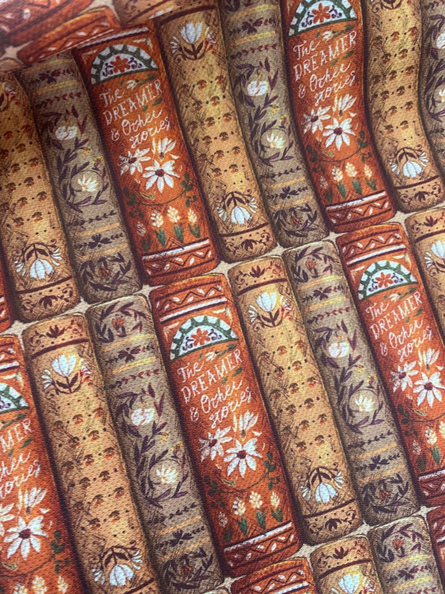 Kitap Desenli Kumaş 2