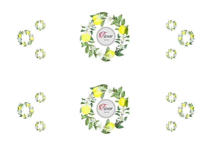 Limon Desenli Runner ve Supla Kumaşı 3