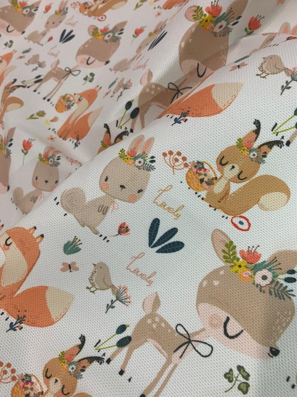 Lovely Hayvan Desenli Kumaş