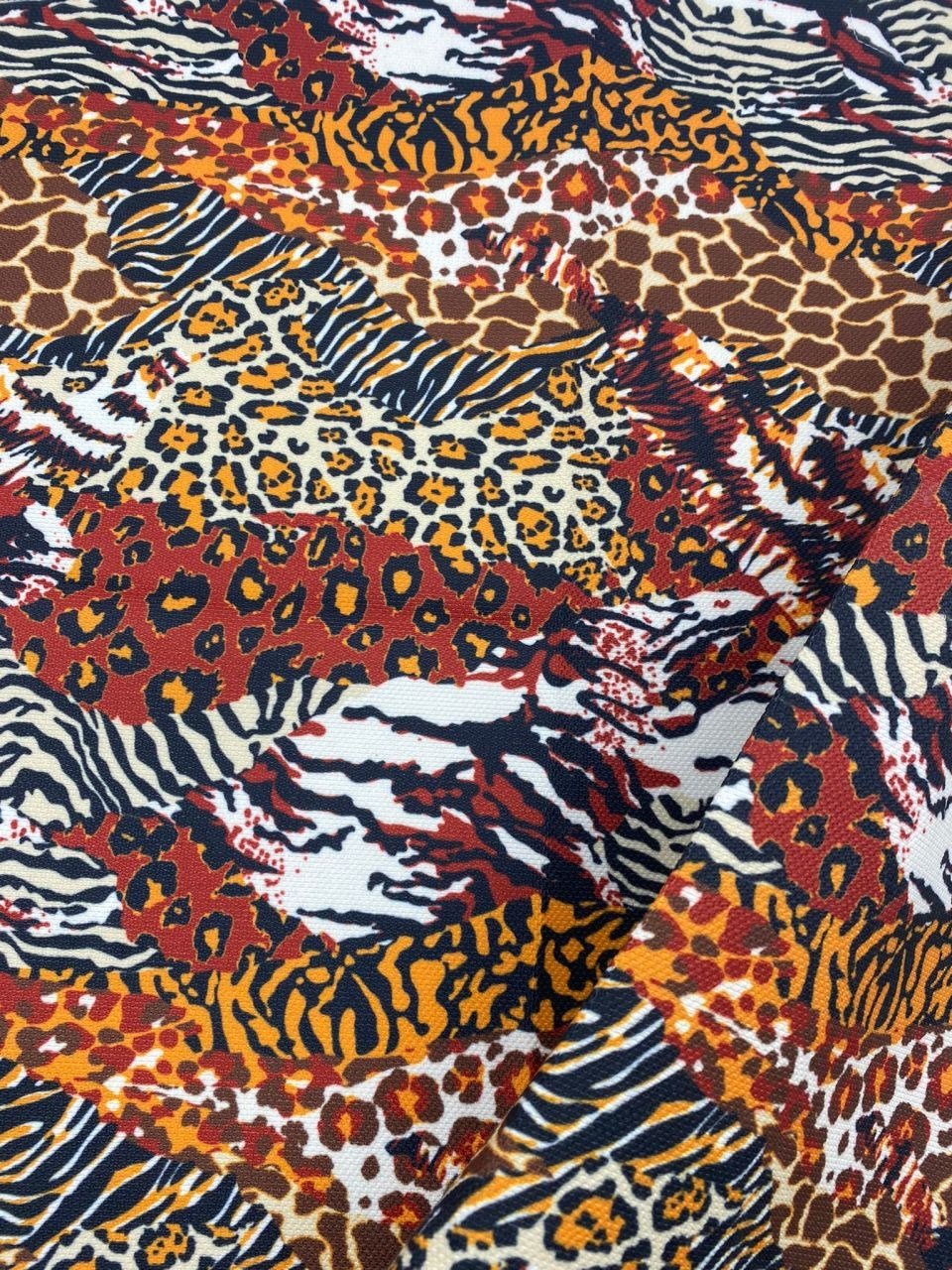 Parça Leopar Desenli kumaş