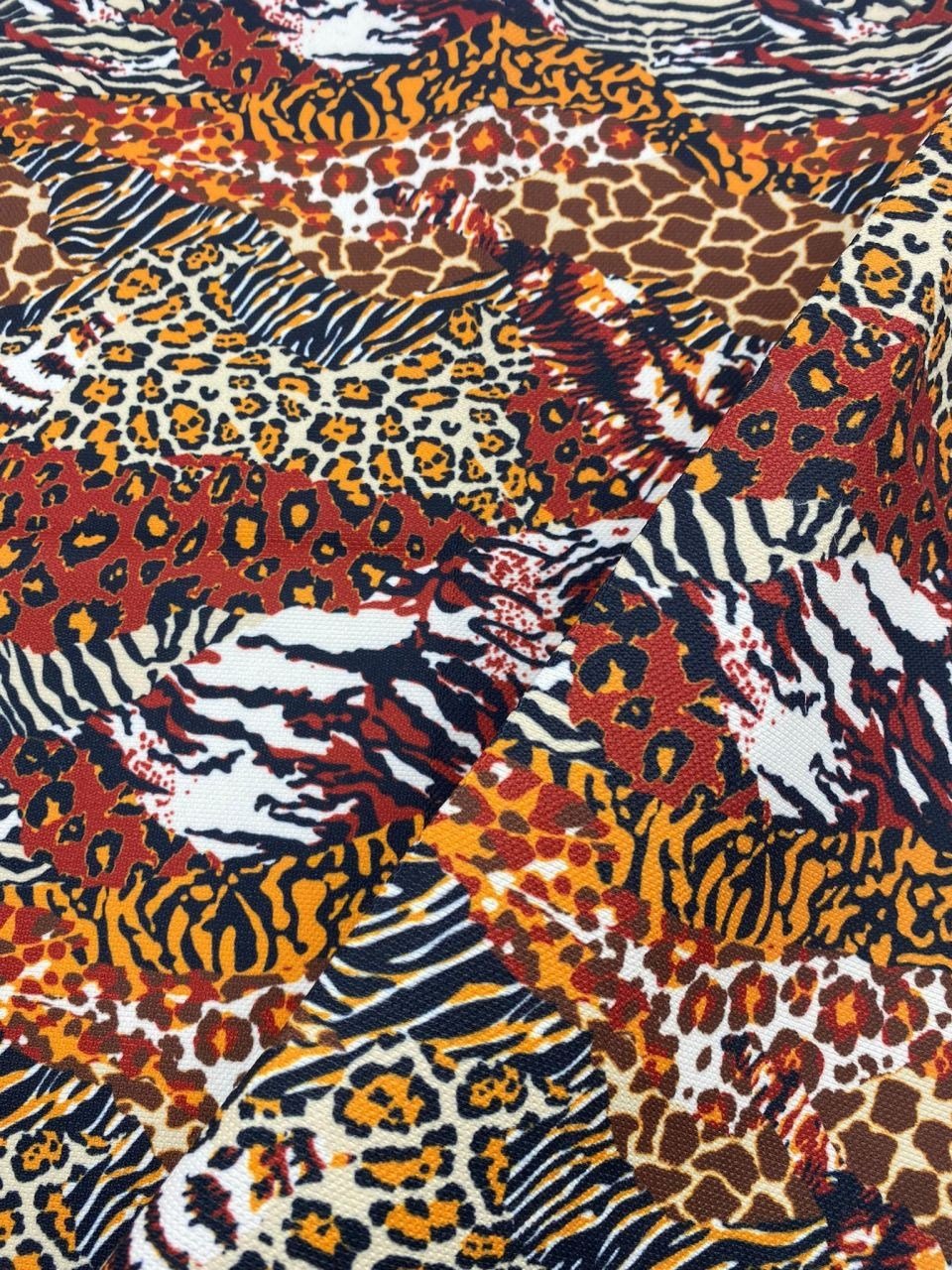 Parça Leopar Desenli kumaş