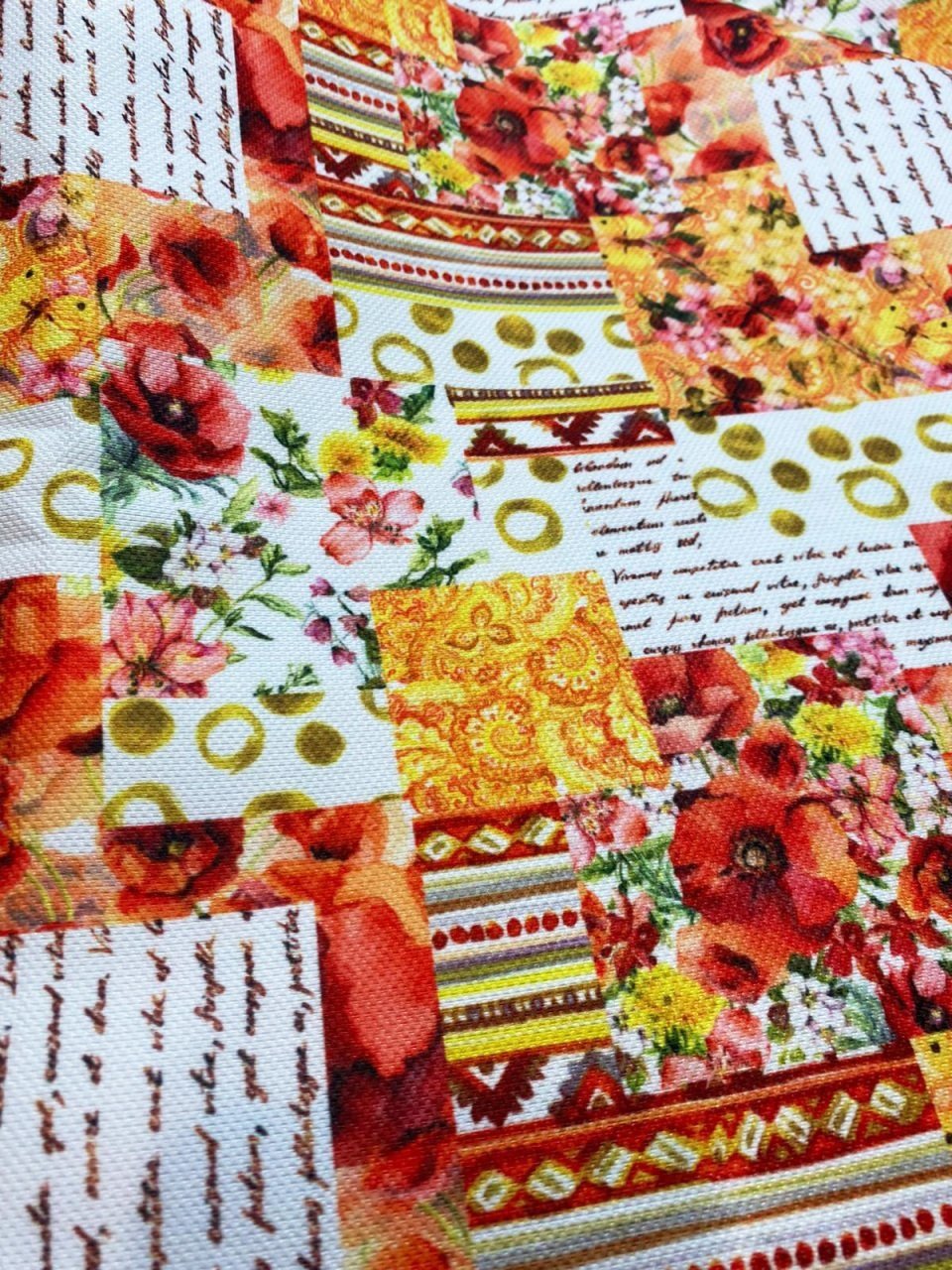 Patchwork Desenli kumaş