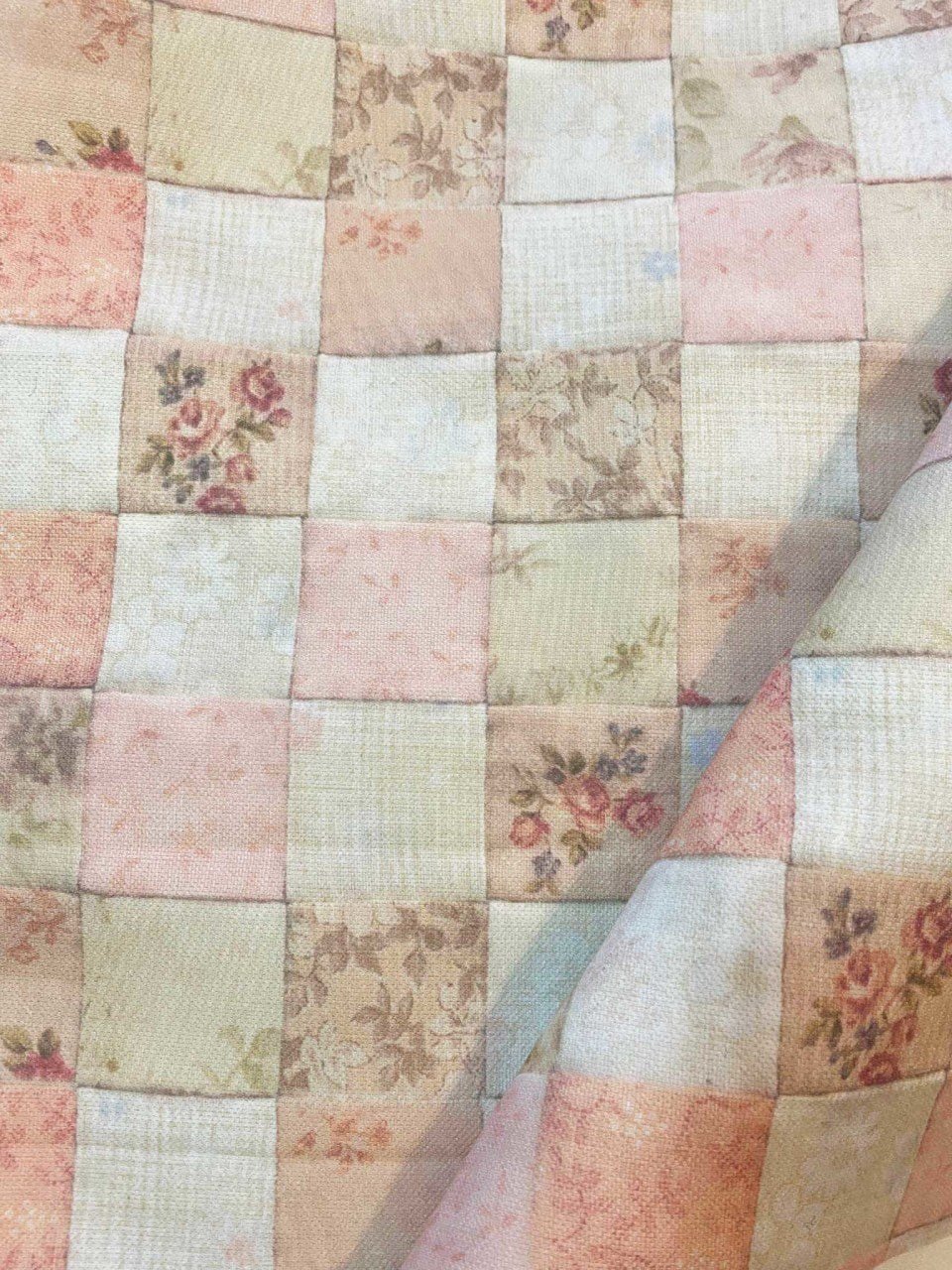 Patchwork Yorgan Desenli Kumaş