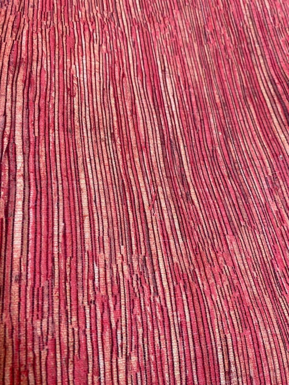 Pembe Kilim Desenli Döşemelik Kumaş