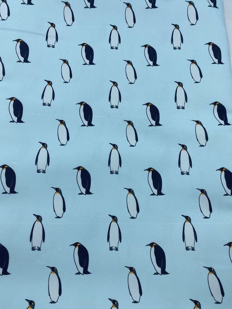 Penguen Desenli kumaş