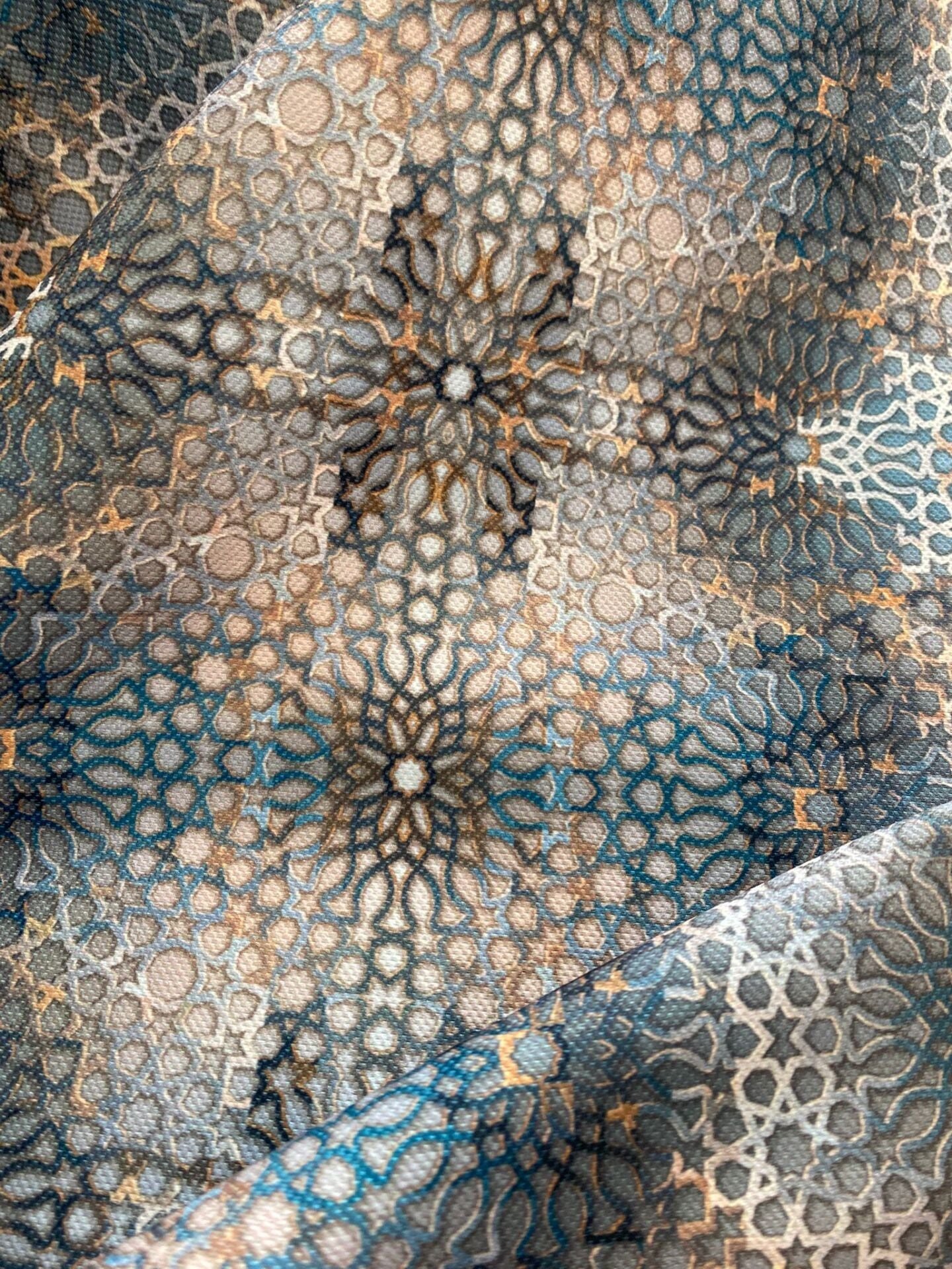 Ramazan Geometrik  Desenli Kumaş