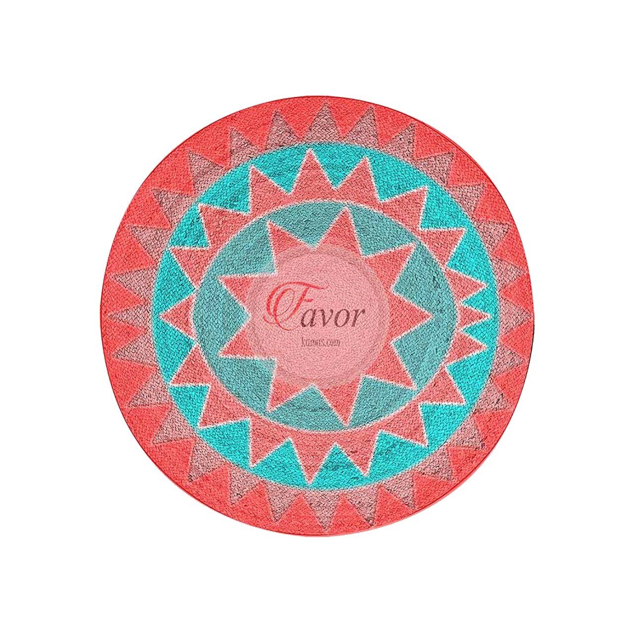 Renkli Mandala Desenli Kumaş