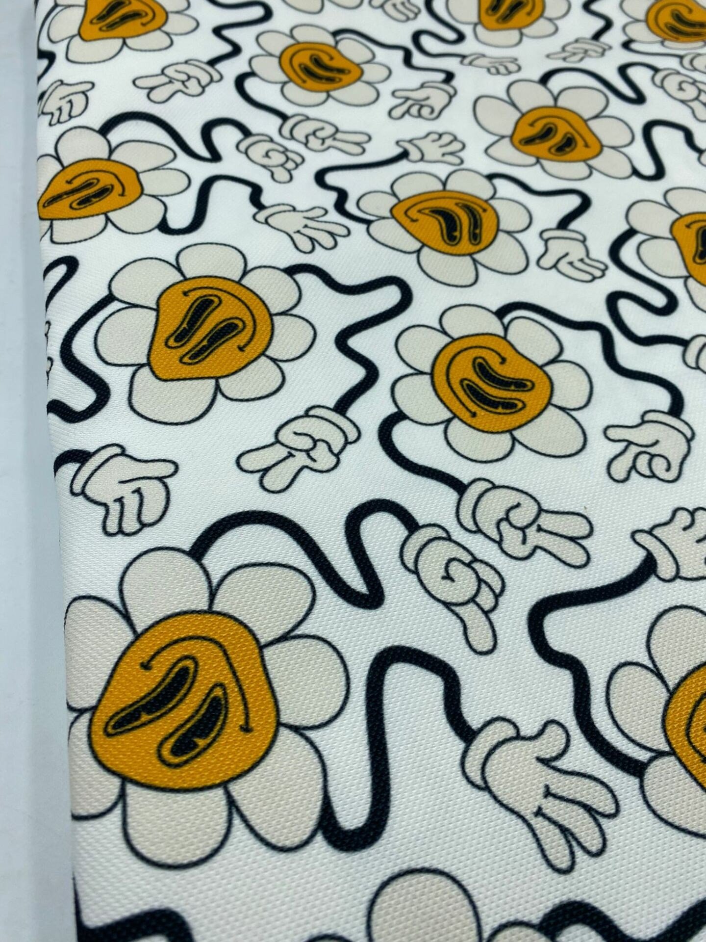 Smile Papatya Desenli Kumaş