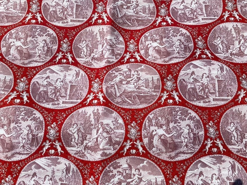 Toile De jouy Desenli Kumaş 3