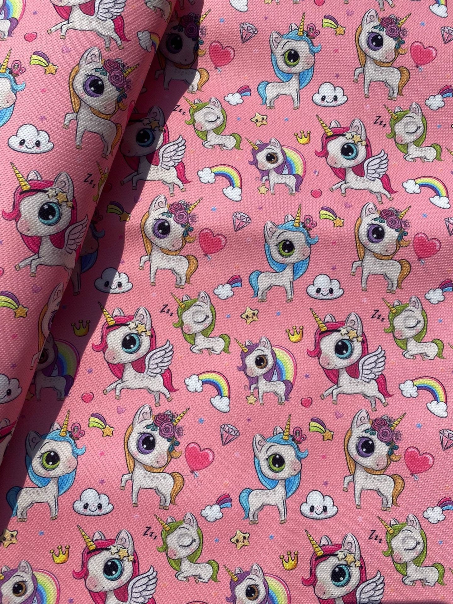 Unicorn Desenli Kumaş 3