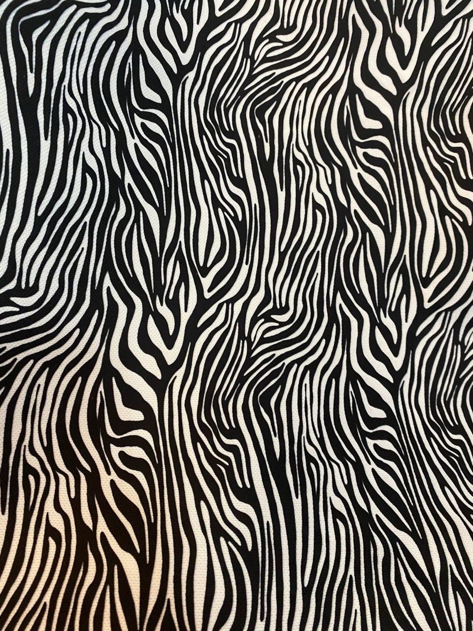 Zebra Desenli Döşemelik Kumaş