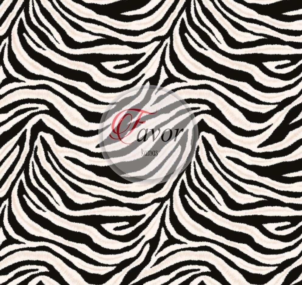 Zebra Desenli Kumaş